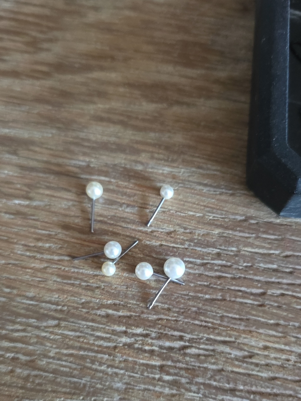 Classic Pearl Stud Earrings - White Pearl